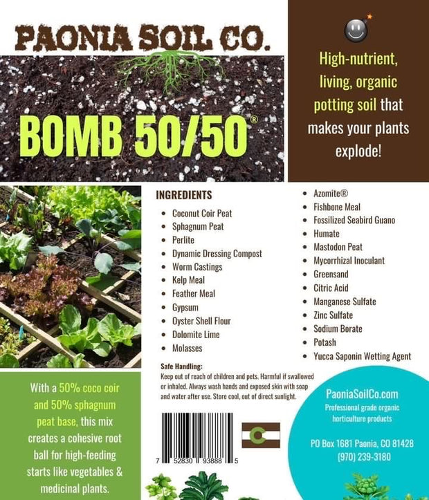 Paonia Soil - BOMB 5050
