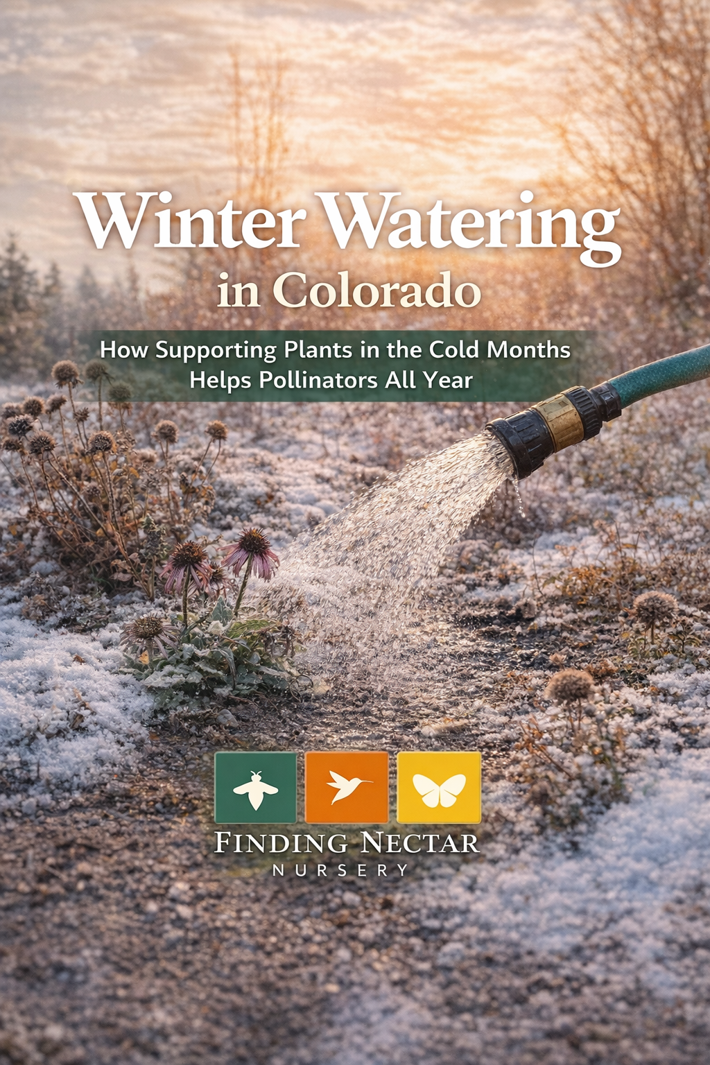 Winter Watering in Colorado - Finding Nectar