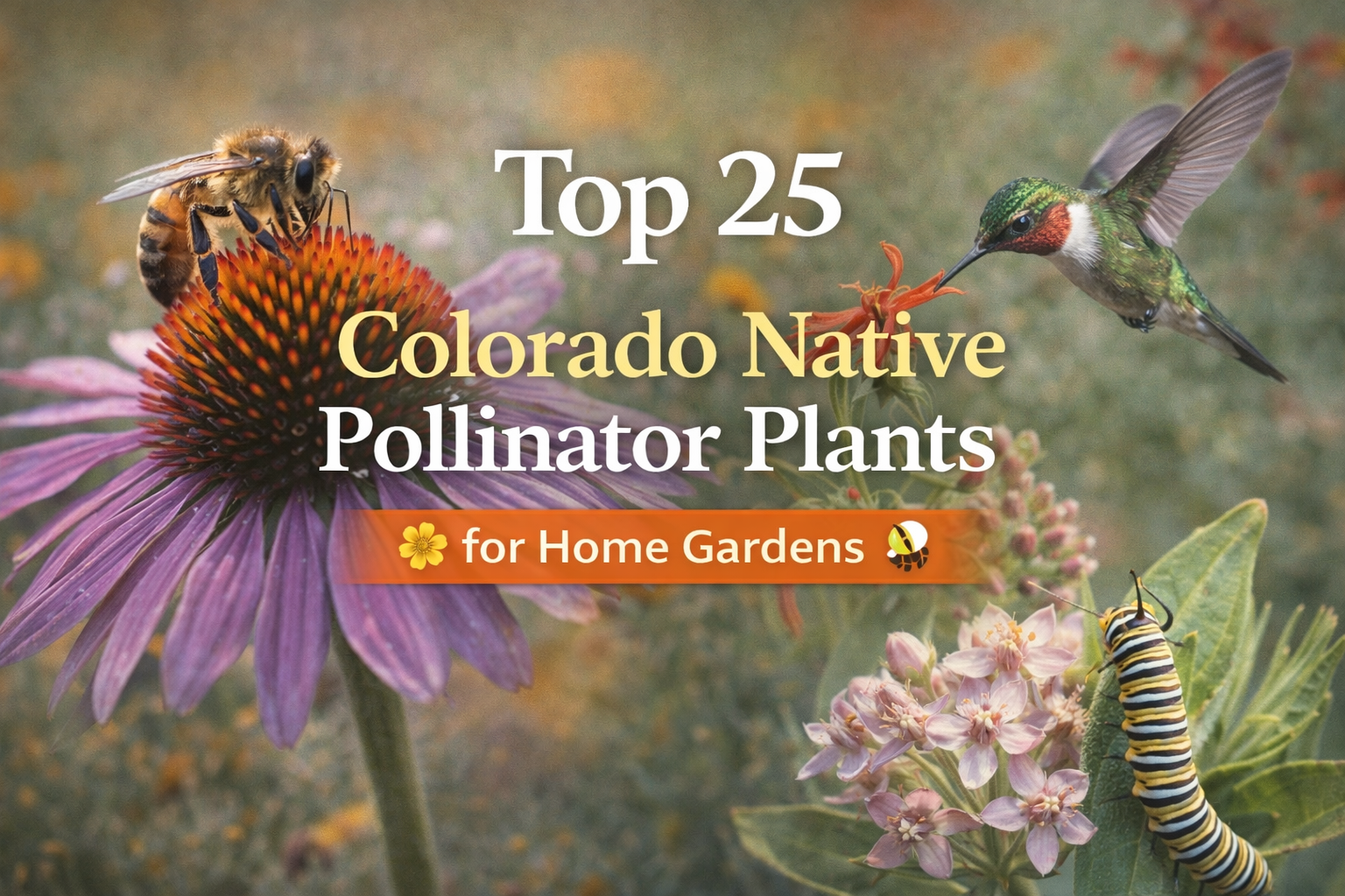 🌼🐝 Top 25 Colorado Native Pollinator Plants for Home Gardens 🐝🌼 ...